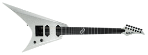 Guitarra elétrica 7 cordas Solar VAR1.7SP Silver Sparkle Gloss