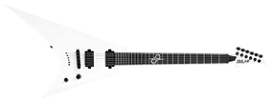 Guitarra elétrica 6 cordas Solar VAR2.6W White Matte