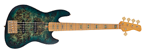 Contrabaixo 5 cordas Sire Marcus Miller V10 Transparent Green Satin