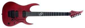 Guitarra elétrica 6 cordas Solar S1.6FRFBR Vermelho sangue (Outlet)