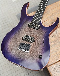 Guitarra JH Gear Purple Silver Burst Brazil (caps Mayones)