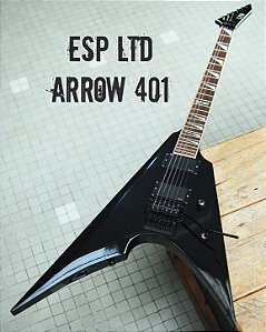 Guitarra Esp Ltd Arrow-401 autografada Vini Castellari Korea (usada)