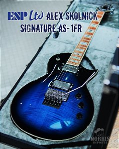 Guitarra ESP LTD Alex Skolnick Signature AS-1FR Black Aqua Sunburst (usada)