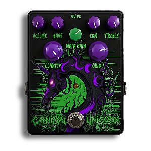 Pedal Cannibal Unicorn by Silas Fernandes limited edition Black / Green