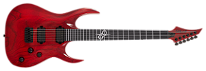 Guitarra elétrica 6 cordas Solar AC1.6HTBR Trans Blood Red Gloss