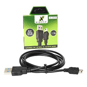 Cabo de Carregamento e Dados Para PS3, 1.8M - X-Cell XC-CAB3