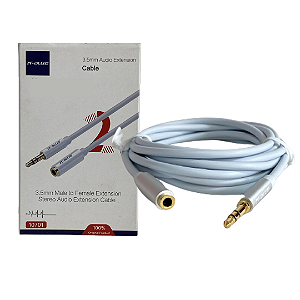 Cabo Extensor de P2 3.5 mm Com 2 Metros - It-blue 10701