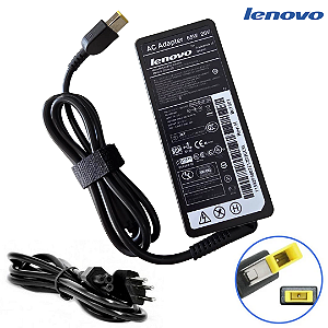 Fonte Carregador para Notebook Lenovo 20V 3.25A 65W (Pino Retangular com Agulha) - Similar