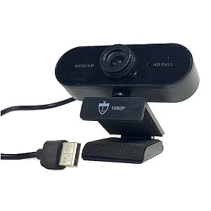 Webcam HD 720p com Microfone Integrado, USB 2.0