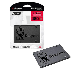 SSD 480GB SATA III 2.5", Gravação até 450MB/s - Kingston SA400S37/480G