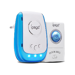 Campainha Sem Fio Com Transmissor de Longo Alcance, Fácil Instalação - Ípega KP-CA320