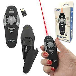 Passador de Slides Sem Fio Laser Pointer Exbom LPT-8