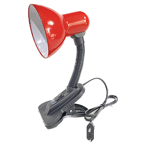 Luminária de Mesa Articulável de Garra, Conexão E27 - Luatek LK-777