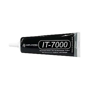Cola Adesiva Para Manutenção Tela Reparo Display de Celular 110ml Preto - Implastec IT-7000