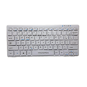 Teclado Bluetooth Sem Fio Para Tablet, Mac, iPad, Pc e Celular, Branco - H'Maston JP101