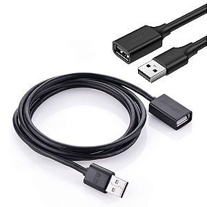 Cabo Extensor Usb 2.0 Tipo USB (Macho) para USB (Fêmea) Com 1 M - Ugreen US103