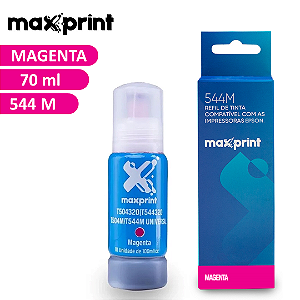 Tinta de Impressora Epson 544 Magenta Compatível L3110 L3150 L3210 L3250 L5190 - Maxprint