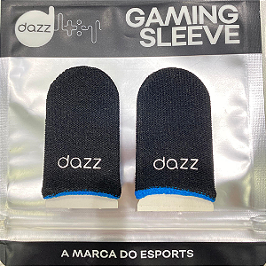 Par de Luva de Dedo Gamer Anti Suor para Jogos em Celular Free Fire, Pubg - Dazz Gaming Sleeve