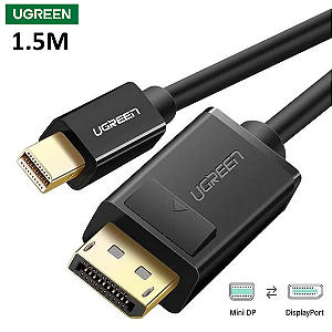 Cabo Mini Displayport Thunderbolt para Displayport com 1.5m Resolução 4k - Ugreen 10477