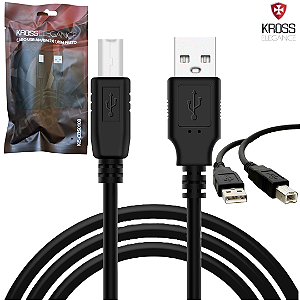 Cabo Para Impressora com 1.8 Metros Usb 2.0 - Kross KE-CBS0108
