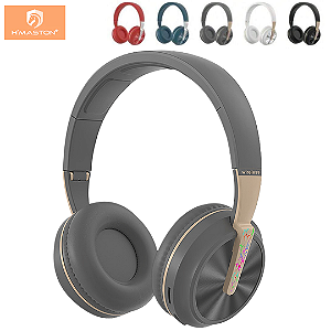 Fone de Ouvido Bluetooth V5.3 RGB Entrada Cartão TF, P2 - H'Maston SN27