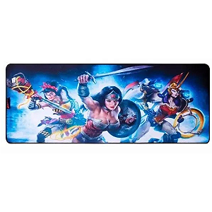 MousePad Gamer 80x30cm com Bordas Costuradas, Control, Estampa Mulher Maravilha - Knup KP-S08
