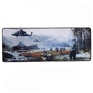 MousePad Gamer 80x30cm com Bordas Costuradas, Speed, Estampa Battle Field - Knup KP-S08