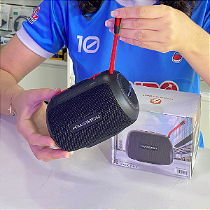 Mini Caixa de Som Bluetooth Sem Fio 5W Radio FM, USB, TF - H'Maston TN16