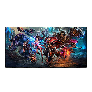 MousePad Gamer 70x35cm com Bordas Costuradas, Speed, Estampa LL Team - Exbom MP-7035C