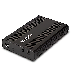Case Gaveta Para HD de PC Sata Externo 3.5", USB 2.0 - Maxprint 60000019