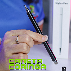 Caneta Stylus Universal 2 em 1 Capacitiva Resistiva - Goojodoq CD3239