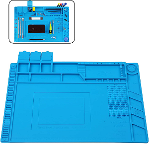 Manta Tapete em Silicone Magnético para Manutenção de Eletrônicos 45x30cm - Exbom 2909