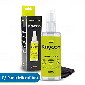 Kit Limpa Telas 150ML com Pano de Microfibra - Kayoon