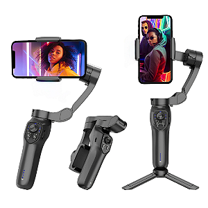 Estabilizador Gimbal com 3 Eixos Anti Vibração para Vídeos e Fotos - It-Blue Le-3903