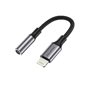 Adaptador de iPhone Lightning Para Áudio P2 (Fêmea) - H'Maston ZHQ19