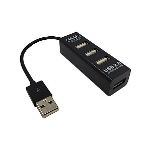 Hub USB Com 4 Portas, USB 2.0 até 480 Mbps - Knup KP-T110