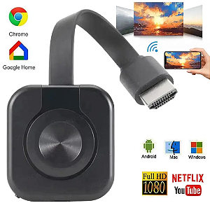 Receptor WiFi HDMI Vikefon 1080P - Espelhamento de Tela Sem Fio