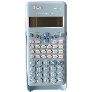 Calculadora Científica 240 Funções, 10+2 Dígitos, Cálculo de Frações, Azul - MBtech Gb54548