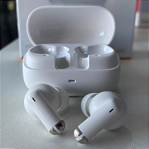 Mini Fone de Ouvido Bluetooth V5.4 com Sensor Touch, Hi-Fi Até 4h de Autonomia, Branco - A'Gold Pro FN-B45