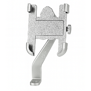 Suporte de Celular Para Moto de Alumínio, Prata - Oberon OR-SP50