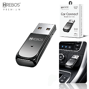 Adaptador Receptor Bluetooth 5.0 para Som Automotivo e Residencial - Hrebos AD-215