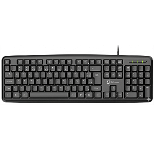 Teclado Com Fio Básico ABNT2, USB 2.0, Preto - R8 Office 1801