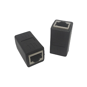 Adaptador Emenda para Cabo de Rede RJ45 Fêmea x Fêmea - H'maston MU28