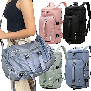Mala Mochila de Academia e Viagem 3 em 1 com Porta Tênis - Yvque