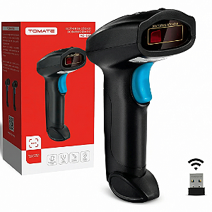 Leitor de Código de Barras Sem Fio para Boletos e DANFE - Tomate MDK-101S