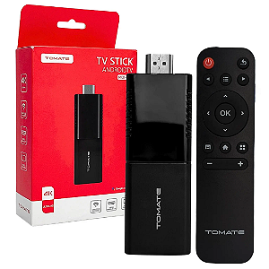 Smart TV My Stick Android TV 4K Com Google Assistente, Preto - Tomate MCD-123