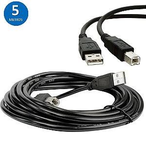 Cabo para Impressora USB 2.0 com Filtro 5 Metros - Knup KP-5001