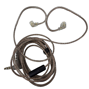Cabo de Fone KZ com Microfone para Gamer e Retorno de Palco