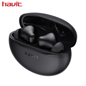 Fone de Ouvido Bluetooth com ENC e Bateria de Longa Duração, Preto - Havit Life 02t TW986
