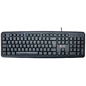 Teclado Com Fio Básico ABNT2 Preto - Kross KE-K095V2